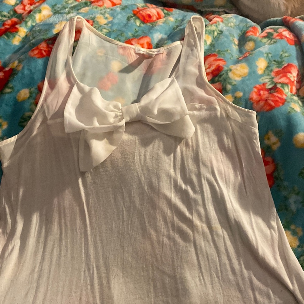 White summer blouse